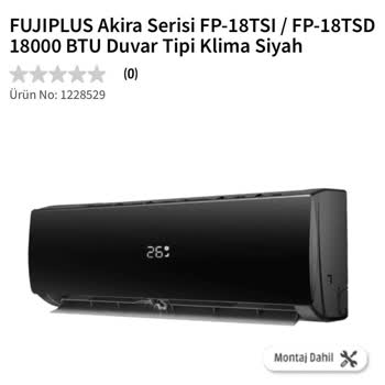 Media Markt'tan Fujiplus Siyah Klima Sipariş Ettim, Gelen Klima Gri!