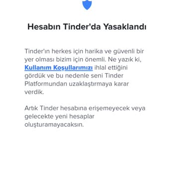 Tinder Tinden Hesabım Durduk Yere Yasaklandı