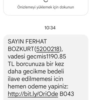 Oriflame Vadesi Geçmiş Tl Borç Gecikme Bedeli