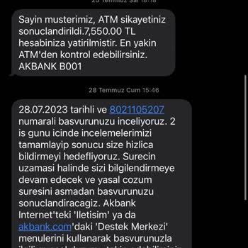 Akbank ATM Para Sıkışması