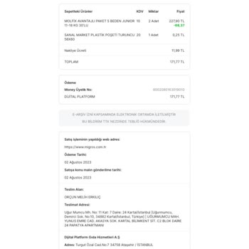 Molfix Kalitesini Düşürmüş Kullanılmayacak Hale Gelmiştir