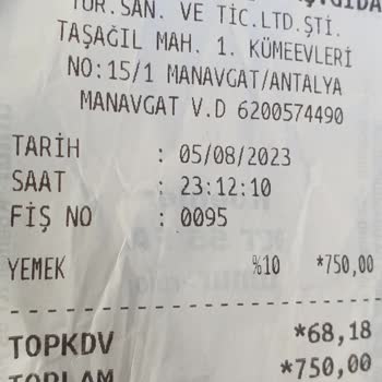 Mettur Turizm Yanıltmacaya Maruz Kaldım