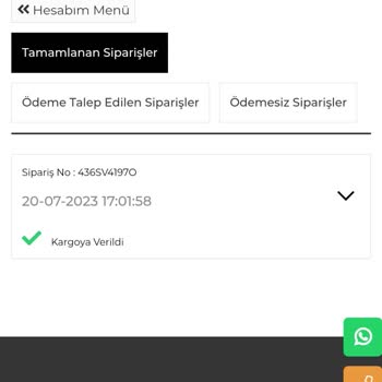 Polis Sepeti Ürünün Kargoya Verilmemesi