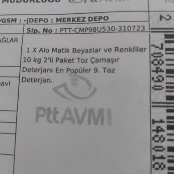 Epttavm Deterjan Paketleri Sağlam Değil