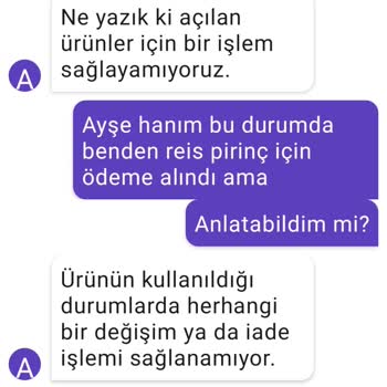 Getir Yanlış Ürün Getirdi