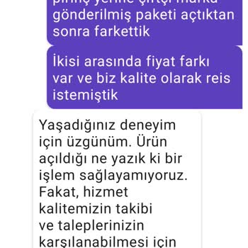 Getir Yanlış Ürün Getirdi