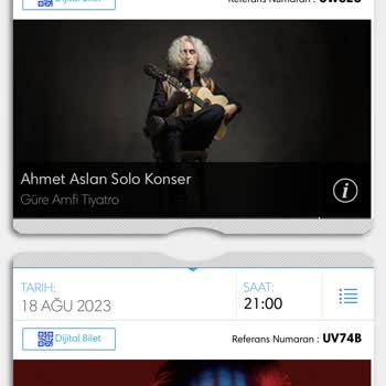 Biletix Ahmet Aslan Konseri