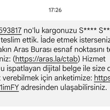 Aras Kargo. Kargonun Yanlış Kişiye Teslim Edilmesi