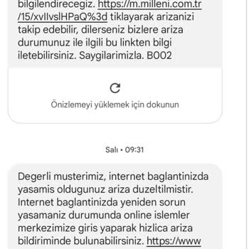 Millenicom İnternet Kopma Sorunu