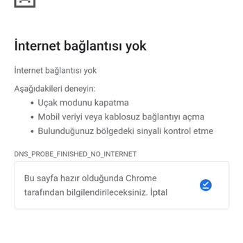 Vodafone Şebeke Ve İnternet Problemi