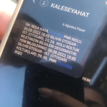 Kale Seyahat Otobüs Koltuk Değiştirmesi