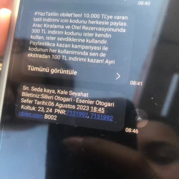 Kale Seyahat Otobüs Koltuk Değiştirmesi