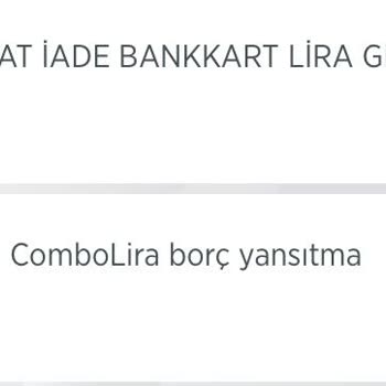 Ziraat Bankası Eksi Combolira Borç Yansıtma Ve Aidat İade Geri Alımı
