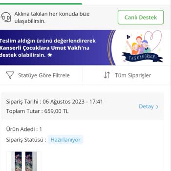 Çiçek Sepeti Fiyat Güncellememesi İptal Etmeleri