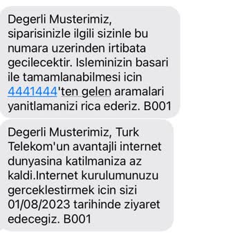 Türk Telekom İnternet Kurulum Başvurusu