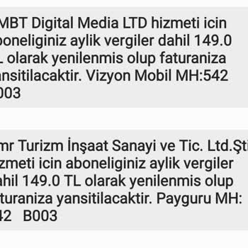 Payguru Vodafone Destekli Mobil Ödeme İptali