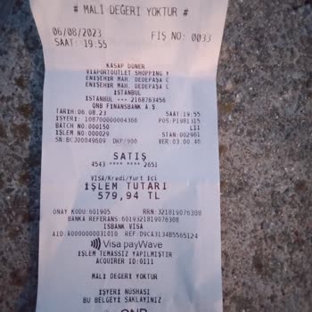 Kurtköy Kasap Döner Şubesi Hakkında Şikayet
