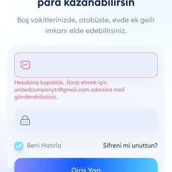 Paramolsun Hesabım Durduk Yere Kapatıldı