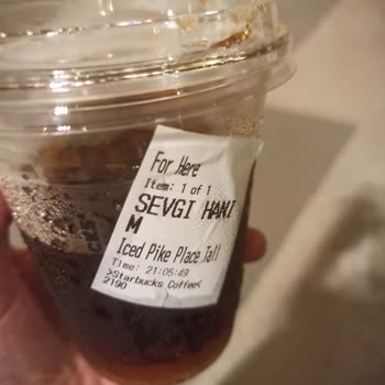 Starbucks Coffee Hilltown AVM İstanbul Müşteri Personel Diyalog