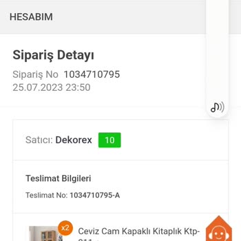 Koçtaş Kitaplık Siparişim Gelmedi