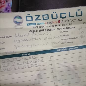 Malatya Özgüçlü Siemens Buzdolabı Mağduriyeti