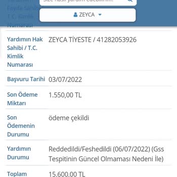 Aile ve Sosyal Hizmetler Bakanlığı GSS Tespitinin Güncel Olmaması Nedeni İle Feshedildi