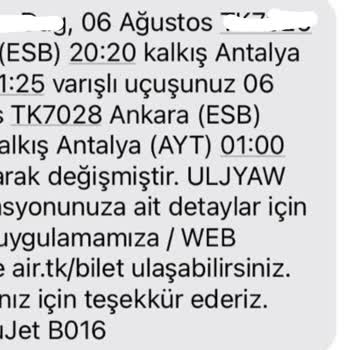 Anadolu Jet Rızam Dışında Uçuş Değişikliği Ve İlgisiz Müşteri Hizmetleri