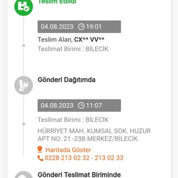 MNG Kargo Ürünümü Teslim Etmedi, Teslim Edildi Yazıyor