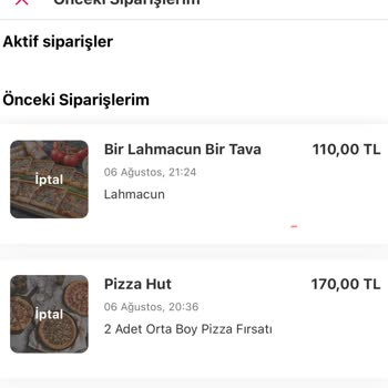 Yemeksepeti Gelmeyen Siparişler Bilgi Alınamayan Bir Servis