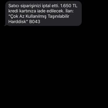 Sahibinden Param Güvende Ücret İadesi Yapmadı