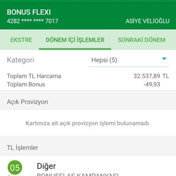 Garanti BBVA Bonusu Geri Alma