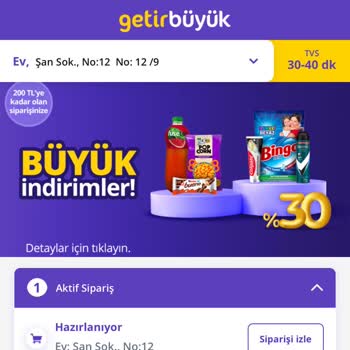 Getir Sipariş Teslimatı Hakkında