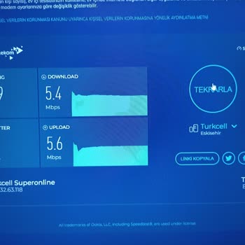Turkcell İnternet Hızı Çok Düşük