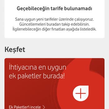 Vodafone Tarife Değişikliği Müşteri Temsilciliği Şikayeti