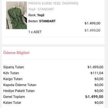 Şehri Moda Butik Defolu Ürün Yollayıp İletişimi Kesiyorlar
