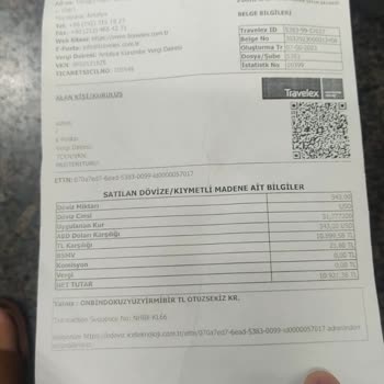 Travelex Döviz Antalya Havalimanından Yaptığınız Haksız Kazanç
