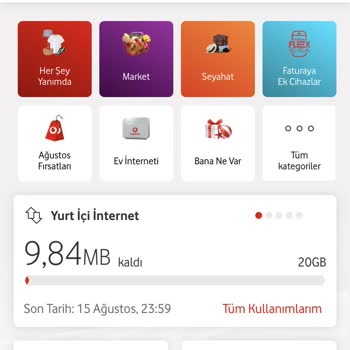 Vodafone İnternet Varken Aşım Paketi Tanımlanması Ve İptal Edilmemesi