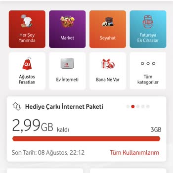 Vodafone İnternet Varken Aşım Paketi Tanımlanması Ve İptal Edilmemesi