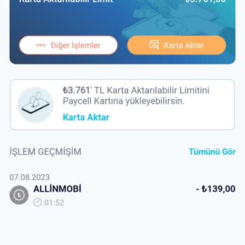 Turkcell Allinmobi -Playcenter Onaysız Üyelik Para İadesi İstiyorum Paycell