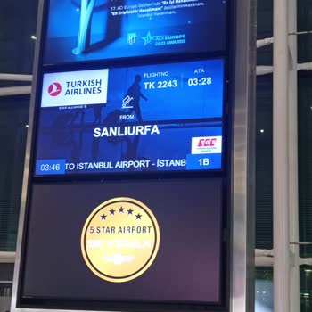 THY 20:15 Kalkış Olan Uçağın Gece 2 Civarında Kalkması