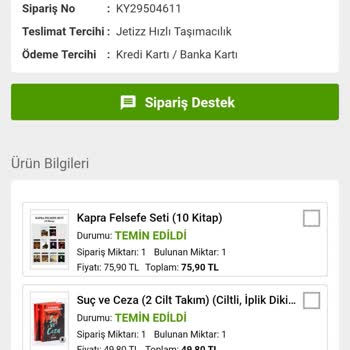 Kitapyurdu Kargo Takip Sorunsalı