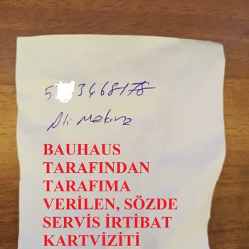 Bauhaus Sıfır Ürünün Arkasında Durmuyor.