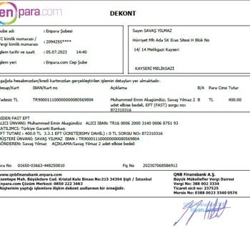 Marfa Giyim Firma Ödeme Alıp Ürün Göndermeyip Müşteri Mağduriyeti Ve Haksız Kazanç