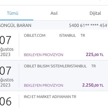 Obilet Fazla Para Çekimi