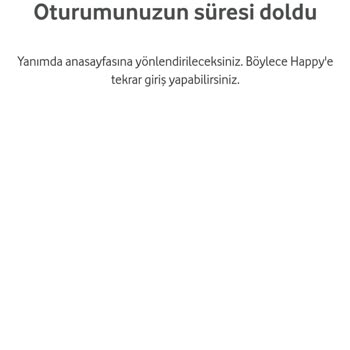 Vodafone Yanımda Happy Uygulaması