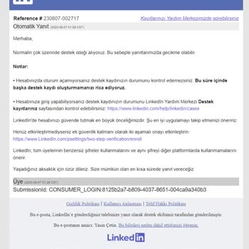 Linkedin Hesap Kısıtlaması Ve Doğrulama Yapılmaması