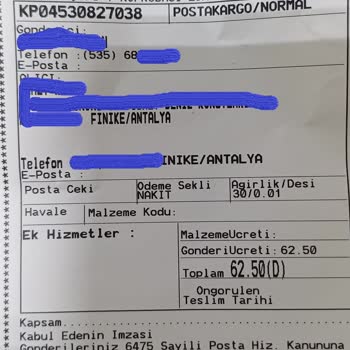 PTT Kargo 1 Haftadır Kargomu Teslim Etmiyor