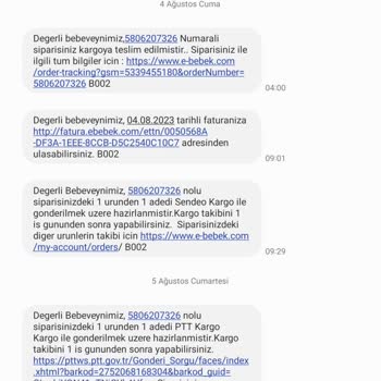 Ebebek Sitesi Sipariş Problemi