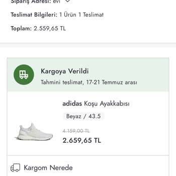Boyner 1 Aydır Ürünümü Yollamıyor