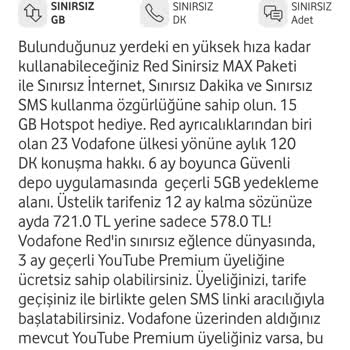 Vodafone Tarife Fiyatlarında Tutarsızlık